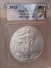 2012  American Silver Eagle Graded ICG MS70 1568840601