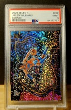 2022-23 Jalen Williams Panini Select Courtside Cosmic Prizm SSP PSA 9 Rookie RC