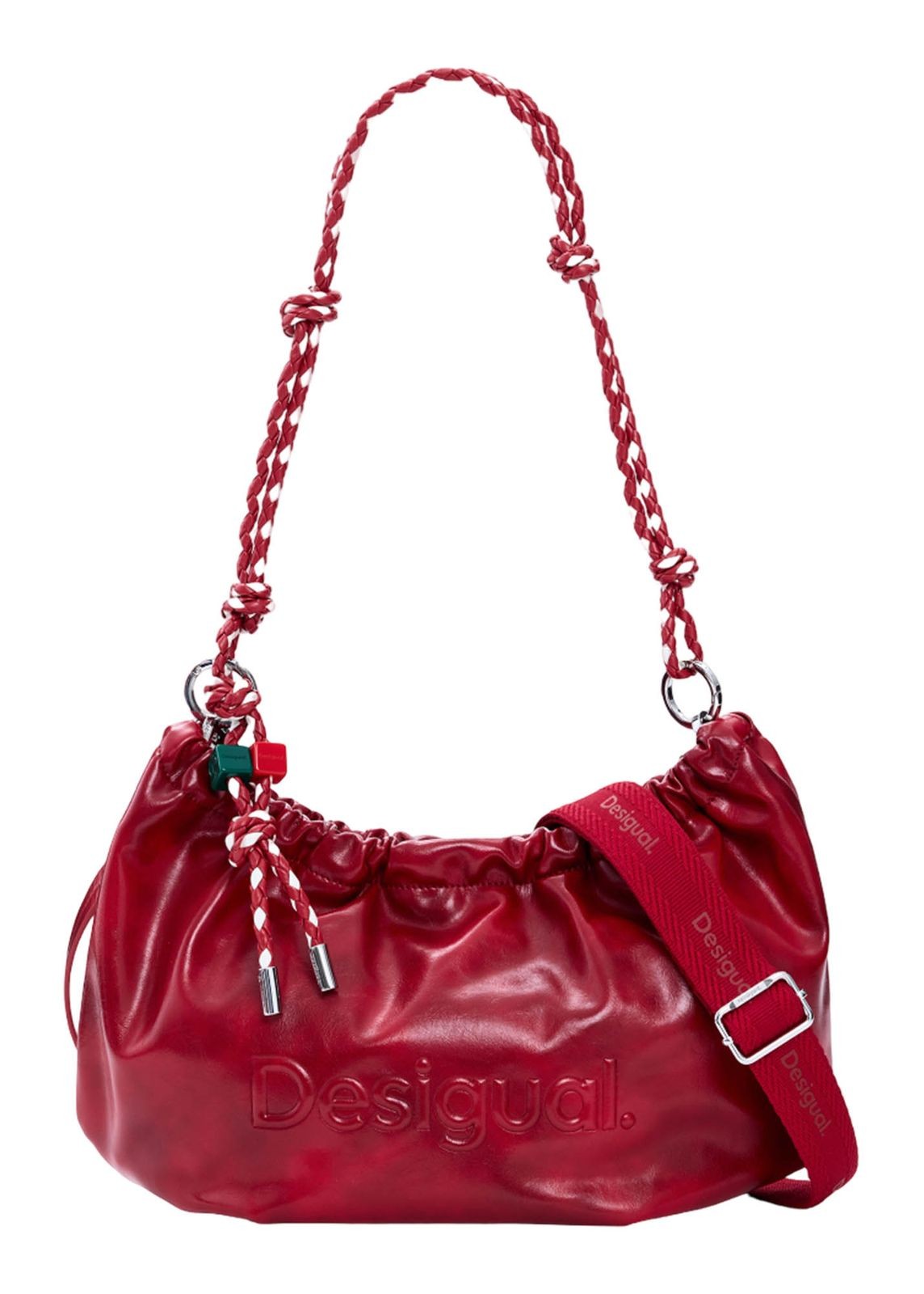 Desigual cross body bag Half Logo Waverly Bag Carmine