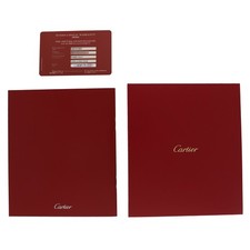 CARTIER W6701007 Ronde Solo WATCH Silver PG/leather QZ 7