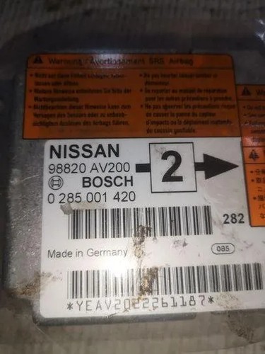 NISSAN PRIMERA P12 Airbag-Steuergerät 0285001420 98820AV200 2.20 18235213