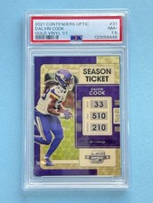 2021 PANINI CONTENDERS OPTIC - DALVIN COOK - GOLD VINYL 1/1 #31 ONE OF ONE