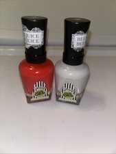 Lot Of 2 Sally Hansen Miracle Gel Nail Polish Beetle Juice Edition