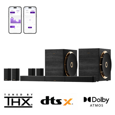 ULTIMEA Skywave X100 9.2.6 THX Soundbar Dolby Atmos DTS:X, Dual 10'' Subwoofer 8K
