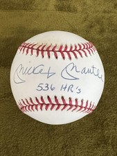 Mickey Mantle Signed Baseball No Certification from Estate. JFD