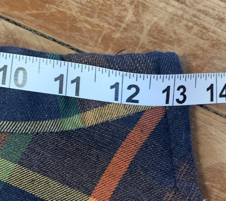 Mod Cloth Women’s Size Small A-Line Plaid Skirt Navy Green Orange Tartan Preppy - Image 2 of 4