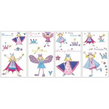 ROOM MATES FAIRY PRINCESS WALL STICKERS KIDS BEDROOM GIRLS NEW
