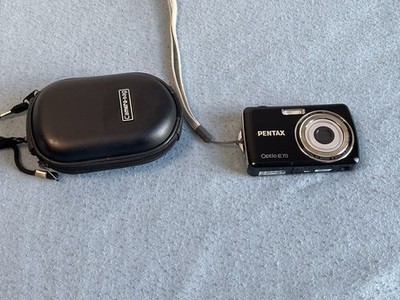 Pentax Optio E70 (10.1MP) Digitalkamera (Top Zustand)