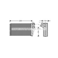 AVA Quality Cooling WäRmetauscher Innenraumheizung FüR Peugeot 307 1.6 16V 1.4