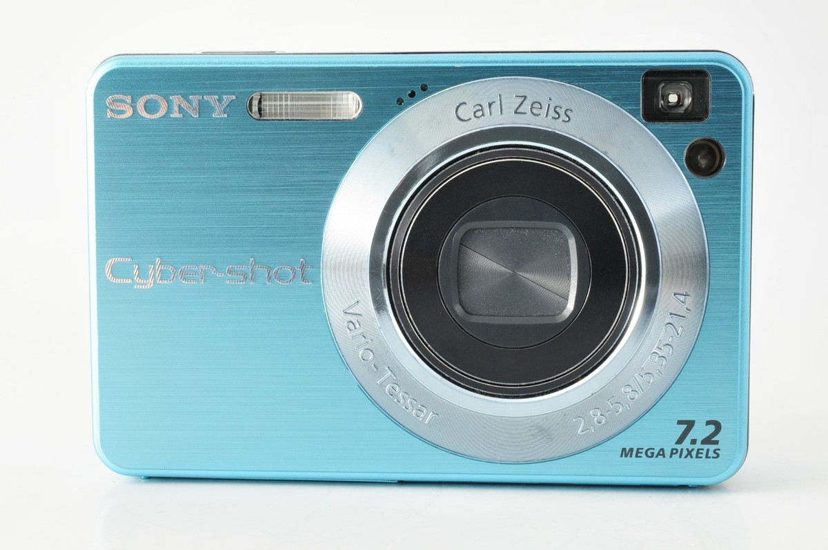 Near Mint] Sony Cyber-shot DSC-W120 Blue 7.2MP Digital Camera 100 