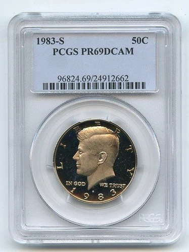 1983-S Kennedy Half Dollar Proof — photo from the most recent tracked eBay sale