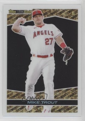 2021 Topps Chrome Update Target Topps Black Gold Mike Trout #BGC-3 19h0