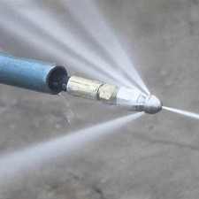 1/4'' Drain Nozzle Pressure Washer Sewer Pipe Cleaning Jetter Hose Tools Drain