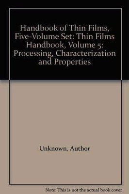 Handbook of Thin Film Materials, Vol. 5: Nanomaterials and Magne