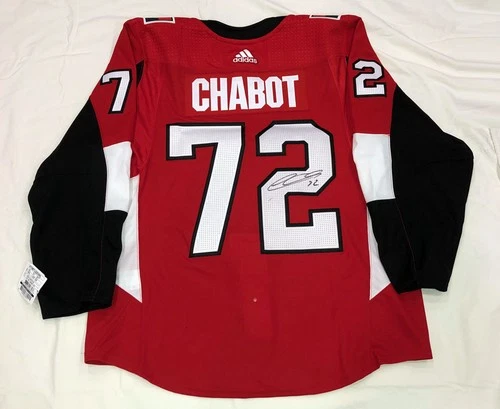 Thomas Chabot Signed Ottawa Senators NHL Hockey Jersey with COA - BRAND NEW