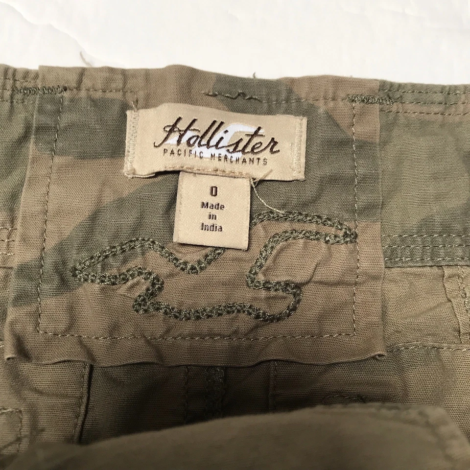Minifalda Y2K Hollister para mujer 0 camuflaje grunge exterior Gorp Rave surfista niña de colección Foto 2 de 4