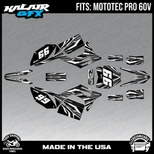 Graphics Kit for MotoTec Pro 60v (All Years) Prime Series - WHITE