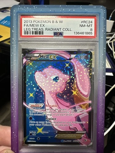 2013 Mew EX Radiant Collection Psa 8