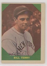 1960 Fleer Baseball Greats Bill Terry #52 HOF pp8