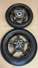 10-19 Bmw S1000rr S1000 Bst Carbon Fiber Wheel Set Front Rear Rim 5-spoke Rims