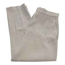 Aritzia Babaton Cohen Crepe Pants Women s 4 Tan Straight Leg Stretch Waist