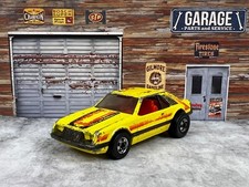 Hot Wheels 1979-1981 Ford Turbo Mustang Yellow Fox Body Hong Kong C9