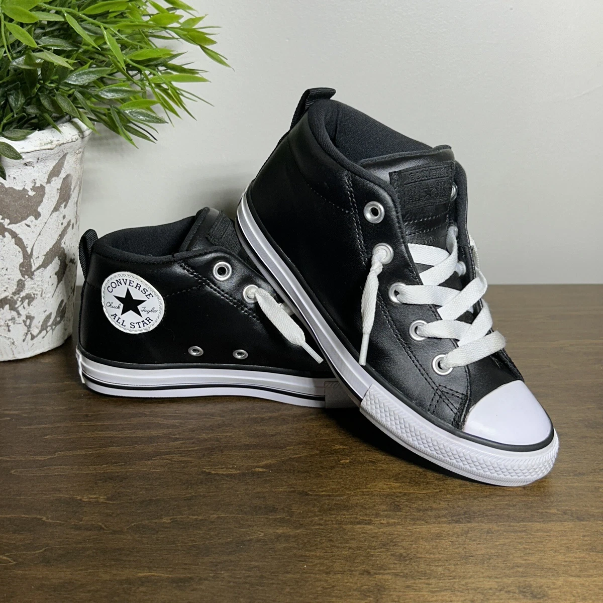 Converse Boys CT All Star Street 663835C Black Casual Shoes Sneakers Size 2
