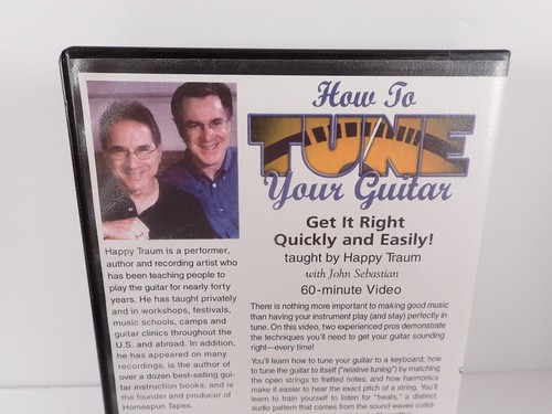 How To Tune Your Guitar Lesson Happy Traum John Sebastian VHS Video Tape - Picture 6 of 9