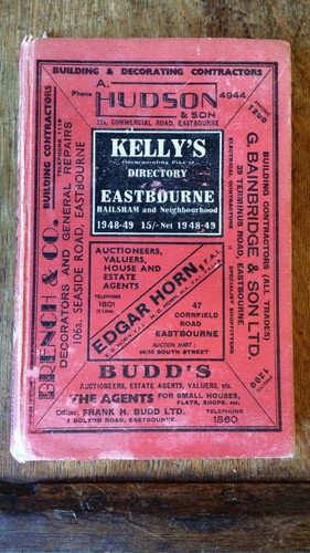 1948 - 1949 KELLY'S DIRECTORY EASTBOURNE HAILSHAM & NEIGHBOURHOOD