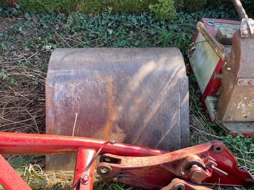 Baas Frontlader für Porsche Traktor Oldtimer mit 2 Gabeln und Gewicht - Bild 7 von 9