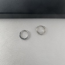 Small Hoop Earrings for Men Women Streetwear Unisex Style