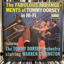 THE FABULOUS ARRAGEMENTS OF TOMMY DORSEY IN HI-FI (VINYL LP)  1959!!  STA 3007!!