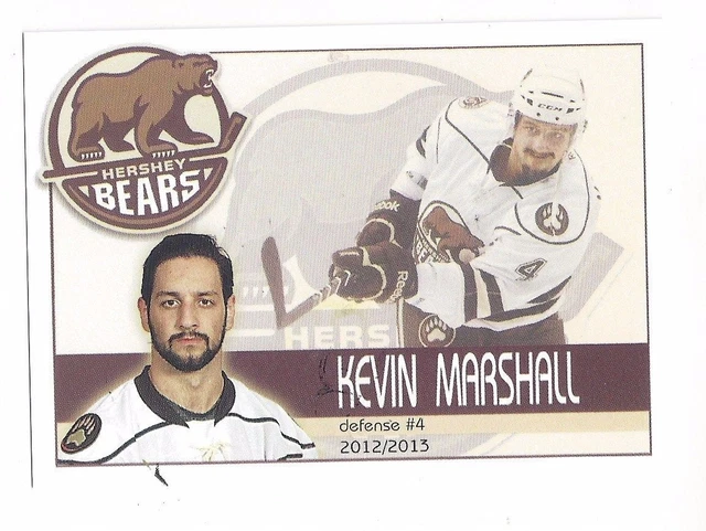 2012-13 Hershey Bears (AHL) Kevin Marshall