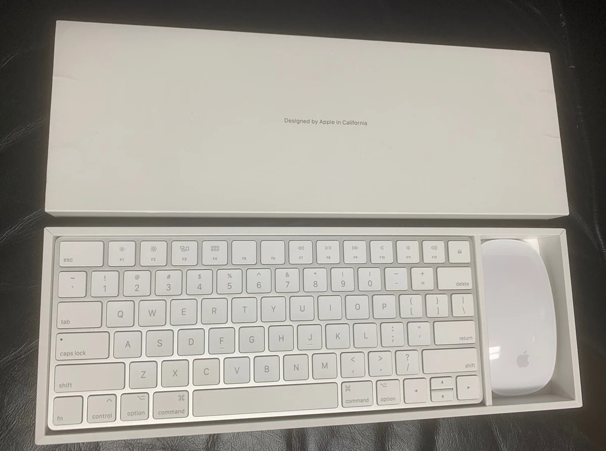 Apple Magic Wireless Keyboard A1644 & Apple Magic Mouse 2 A1657 Combo