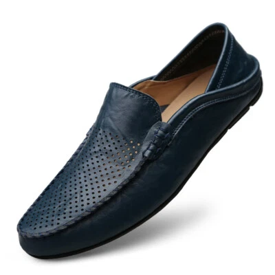 Mode Italienische Herren Schuhe Freizeit Slipper Leder Mokassins Deck SneakersZC - Bild 1 von 4