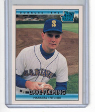1992 Donruss #404 Dave Fleming - Mariners - ROOKIE