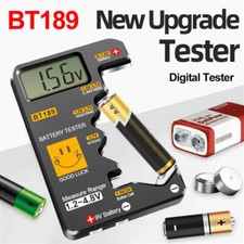 BT189 Digital Battery Tester Electricity Indicator Universal AA, AAA 9V Battery