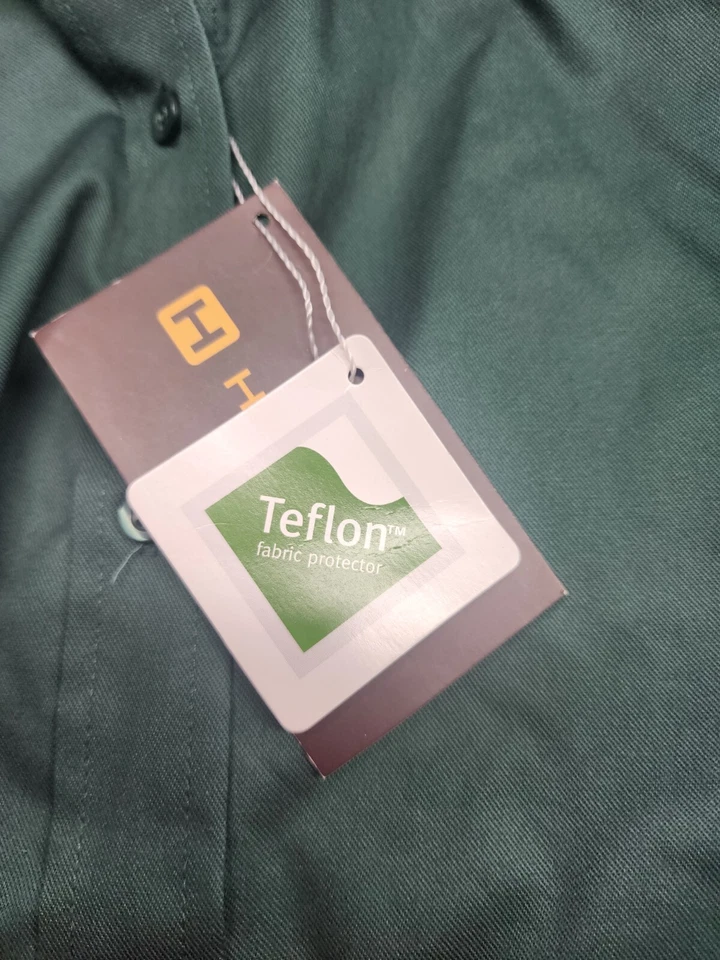 Lote de 2 camisas de trabajo Harriton protección teflón para mujer m581w talla L nuevas con etiquetas Foto 3 de 4