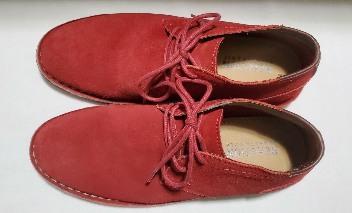Kenneth Cole Reaction Men\'s Desert Sun Suede Chukka Boots Red Size 11 M Kenneth Cole Reaction Men main image 4