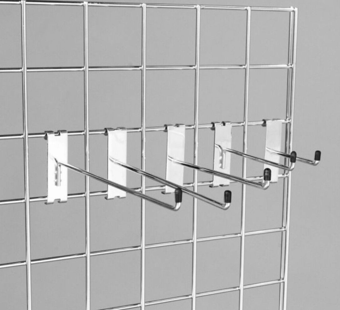 GRIDWALL SHOP FITTINGS SINGLE PRONG HOOK MIXED LENGTHS X 93 eBay