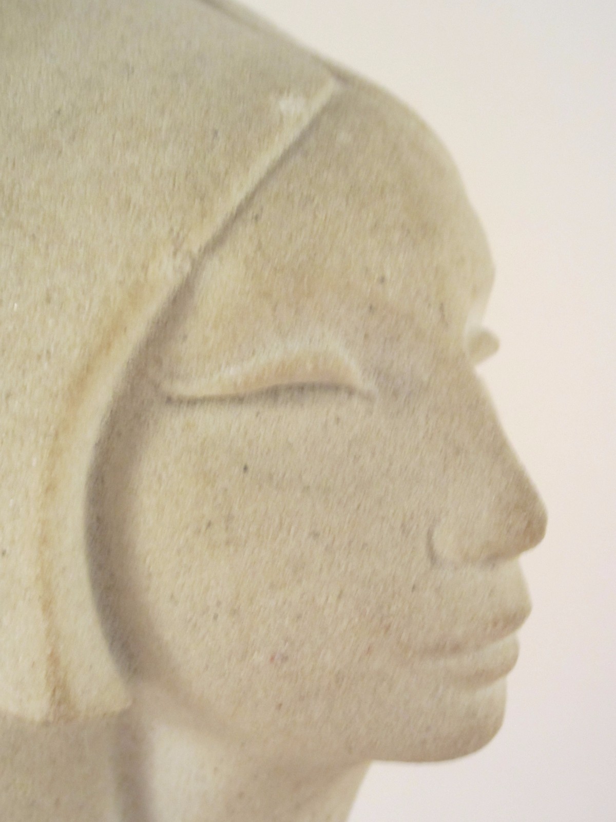 MARBELL by STONE ART BELGIUM BÜSTE SKULPTUR FIGUR MESSING STEIN FRAU