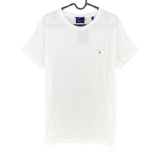 Image of GANT White Original Slim Crew Neck T Shirt Top Size XL