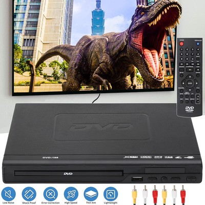 15W Full HD DVD Player Multifunktions DVD Spieler Zuhause CD/DVD/VCD/SVCD Player