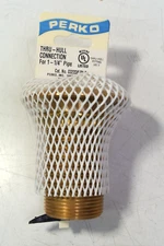 Perko 0322DP7PLB  Bronze Thru-Hull Connector Fitting 1 1/4"