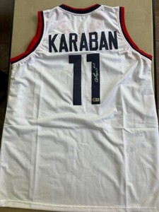 Alex Karaban Autographed UConn #11 XL Jersey