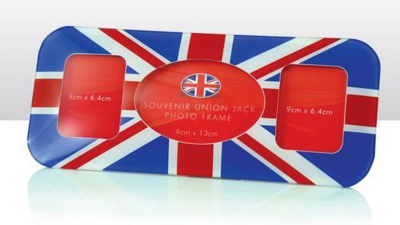 London Union Jack Picture Frame 32cm Souvenir Frame Great Britain