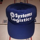 Vintage Systems Logistics Blue Trucker Hat SnapBack Transportation Collectible — photo 1