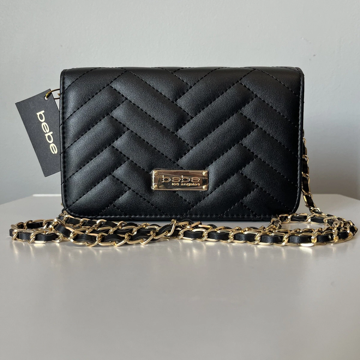 Bebe quilted sales crossbody bag