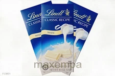 Lindt Classic Recipe White Chocolate Bar 4.4 oz 3-Bar-Pack Free Shipping