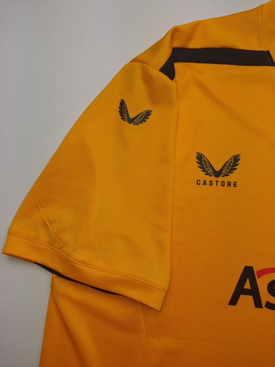 Wolverhampton Wanderers Castore シャツ Lサイズ MEN'S FC WOLVERHAMPTON WANDERERS 2021/2022 SOCCER FOOTBALL SHIRT